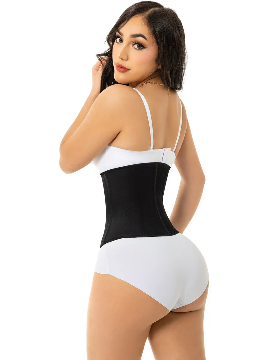 1002 Classic Waist Trainer – Firm Compression with Zipper & Hooks