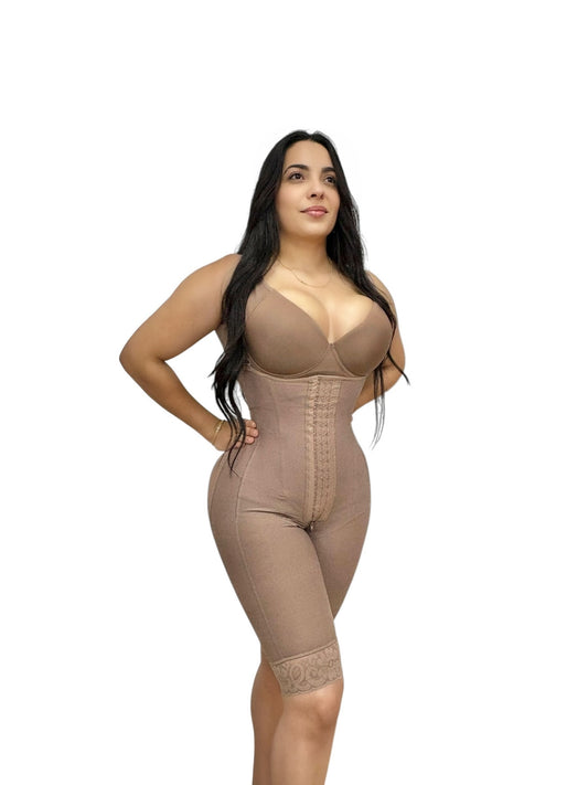 Jade Hourglass Faja – Firm Compression with Boned Waist & Slim Straps