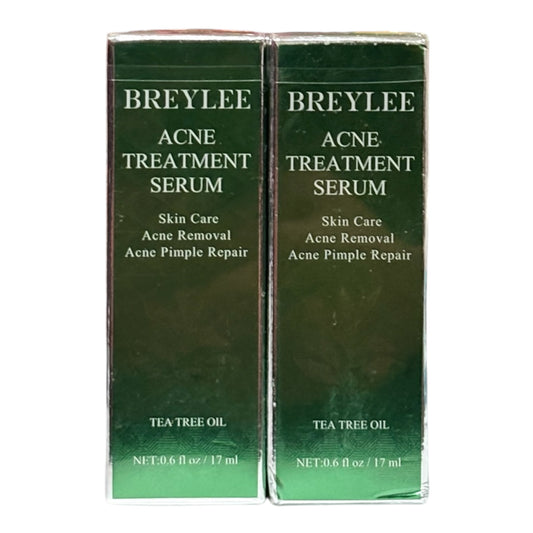 BREYLEE Acne Treatment Serum with Tea Tree Oil - Targeted Serum for Acne-Prone Skin