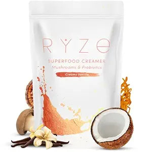 Ryze Superfood Creamer Mushrooms and Probiotics creamy vanilla